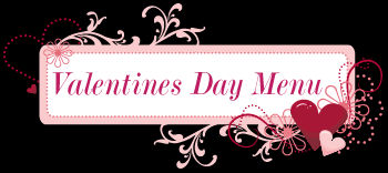 valentines day menu